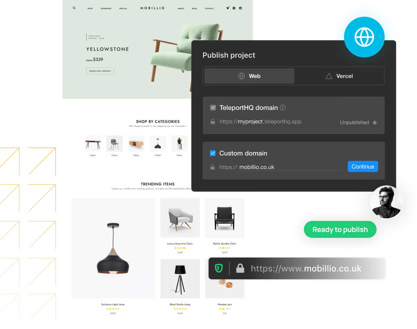 Publish on personal domain benefit image